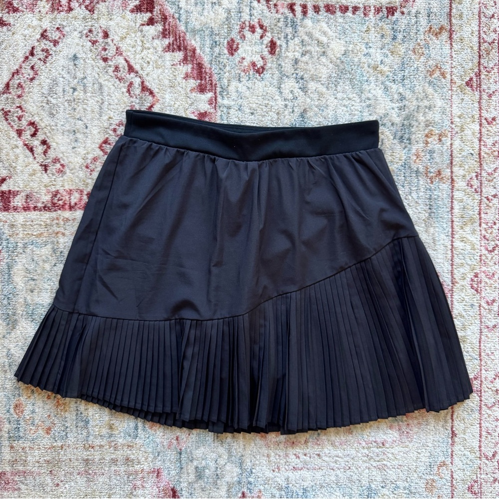 Black Spanx Ruffle Skort